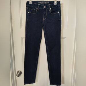 American Eagle Outfitters Women's Dark Skinny Jeans